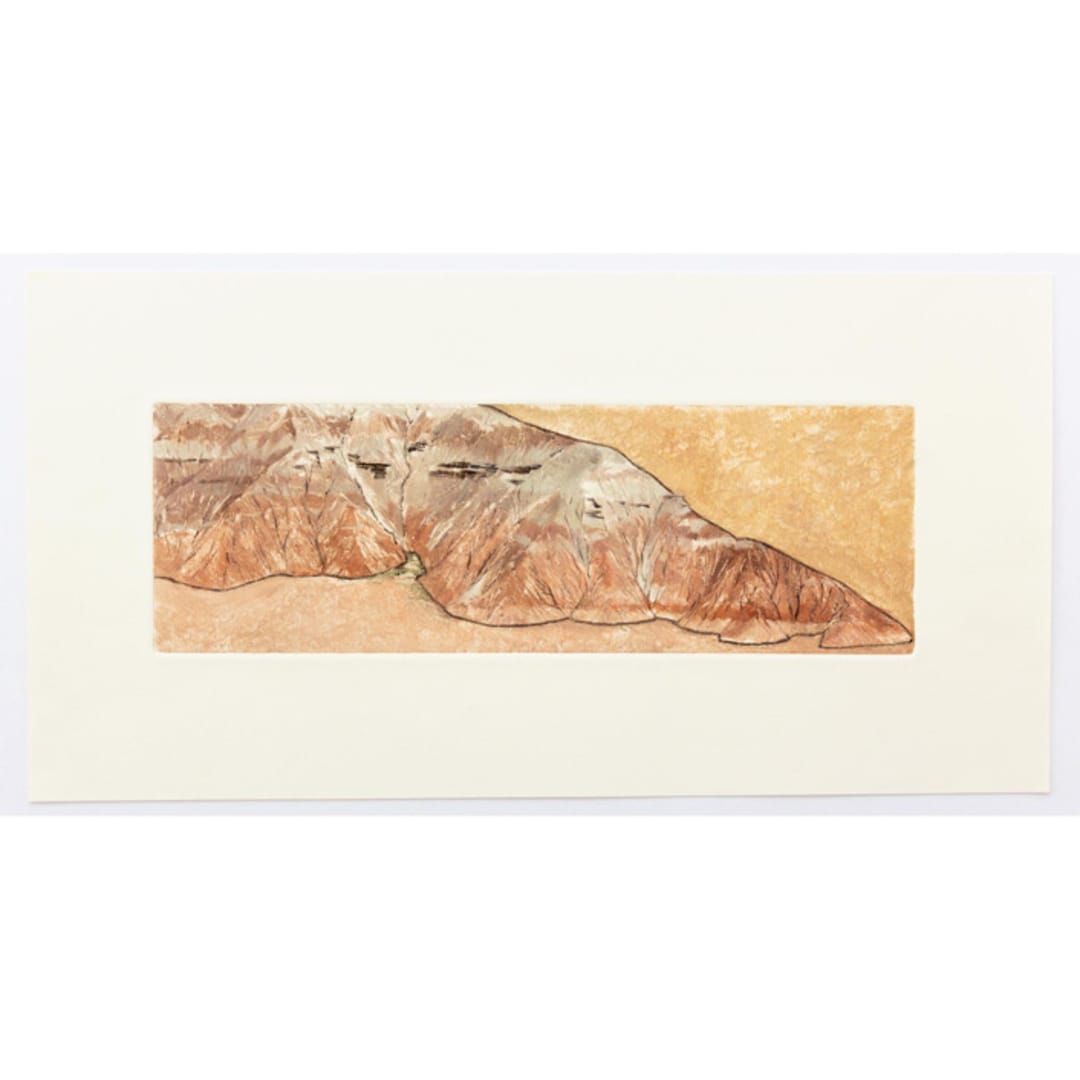 "New Mexico Landscape 4" - Original Painting in multicolorassorted-colors by Dana Williamowsky