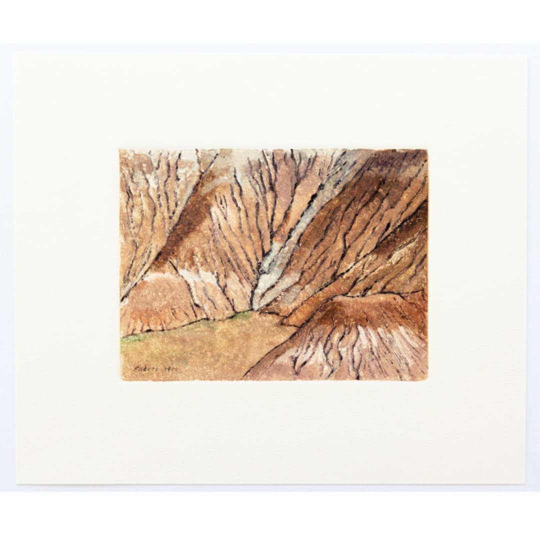 "New Mexico Landscape 3" - Original Painting in multicolorassorted-colors by Dana Williamowsky