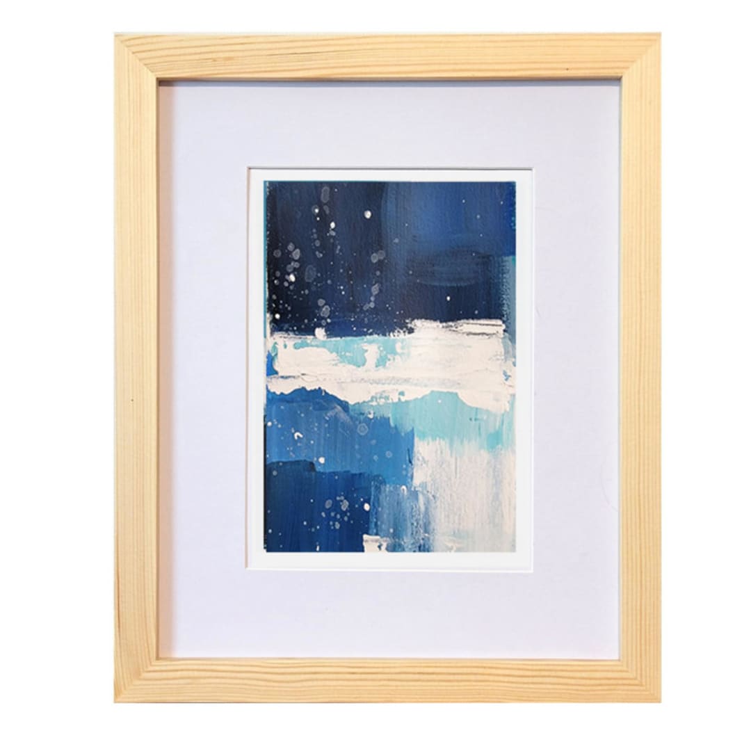 "Blue Ridge II" - Original Painting in blue by AlisonJerry
