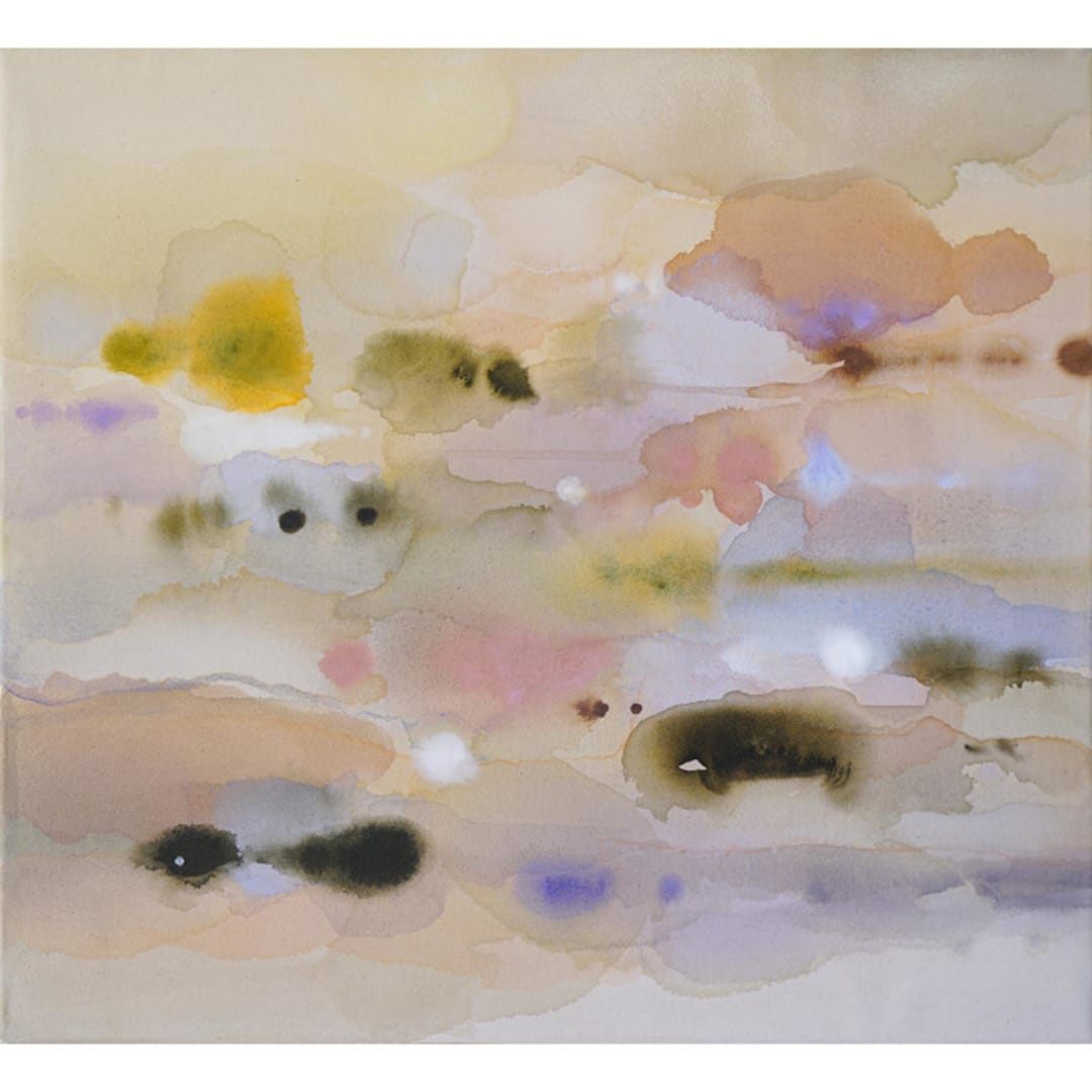 "Shimmering Gleam" - Original Painting in pink by Shina Choi
