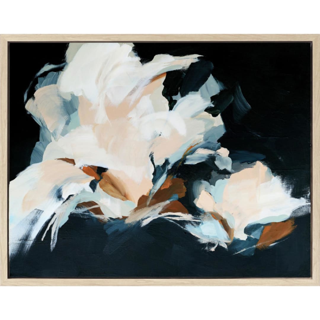"Night Market" - Original Painting in white by Mya Bessette