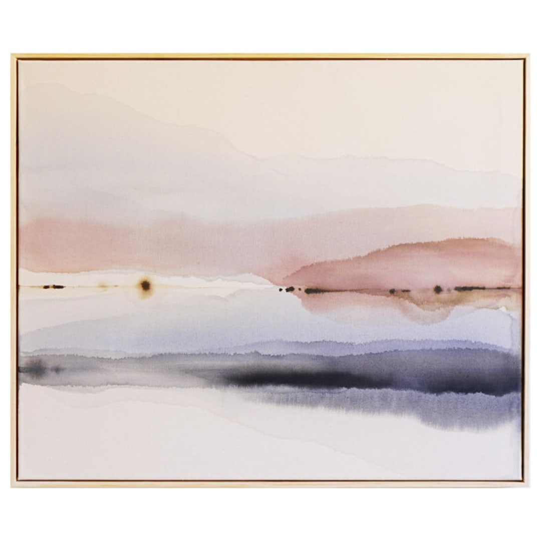 "Dawn's Serene" - Original Painting in purple by Shina Choi