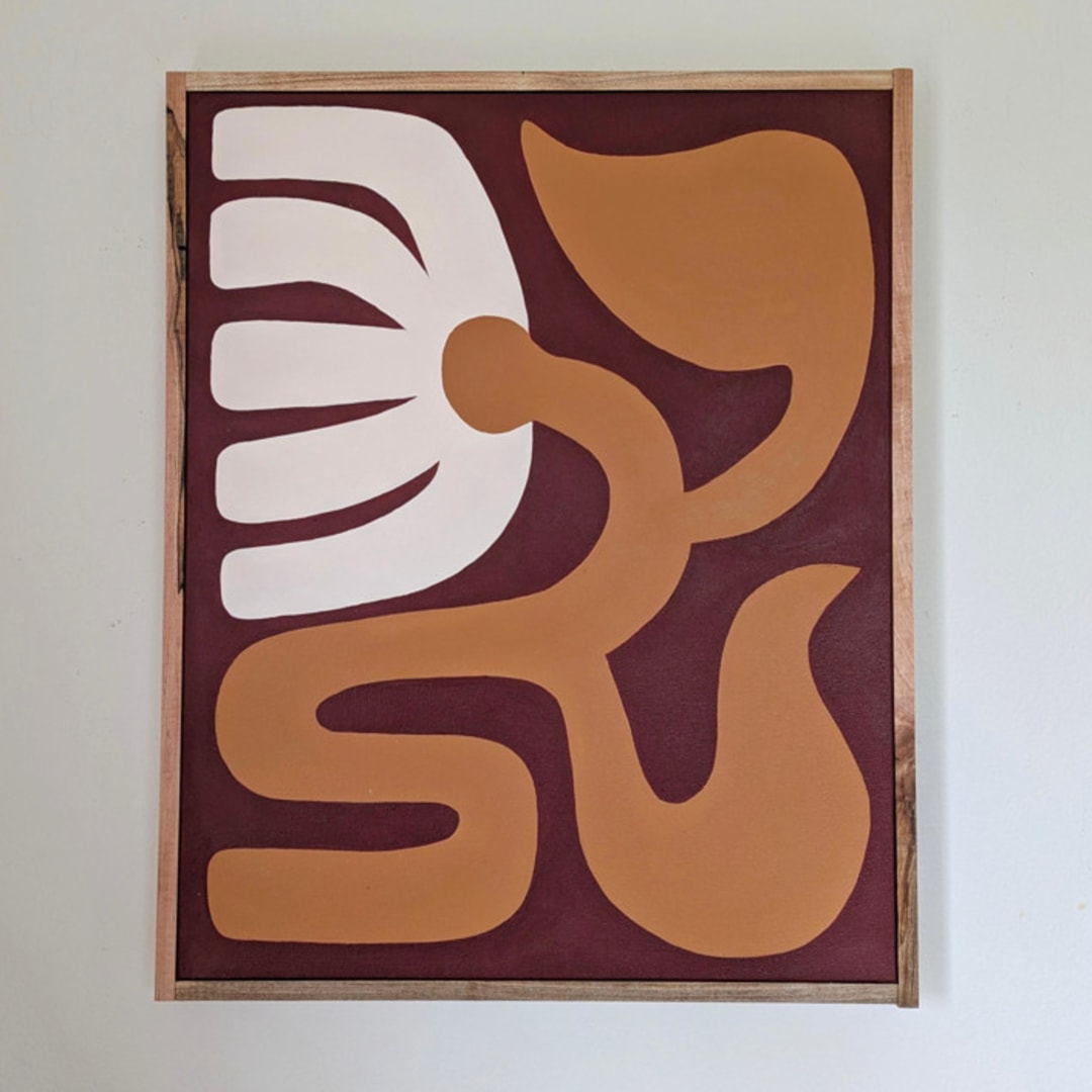 "Earthbound - Original Acrylic Painting" - Original Painting in multicolor by Kate Sowinski