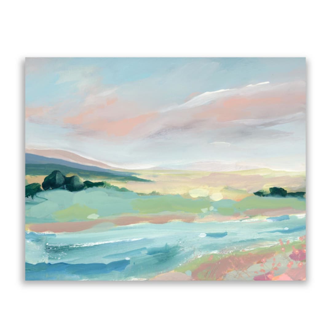 "Valley Low" - Original Painting in multicolor by Lindsay Megahed
