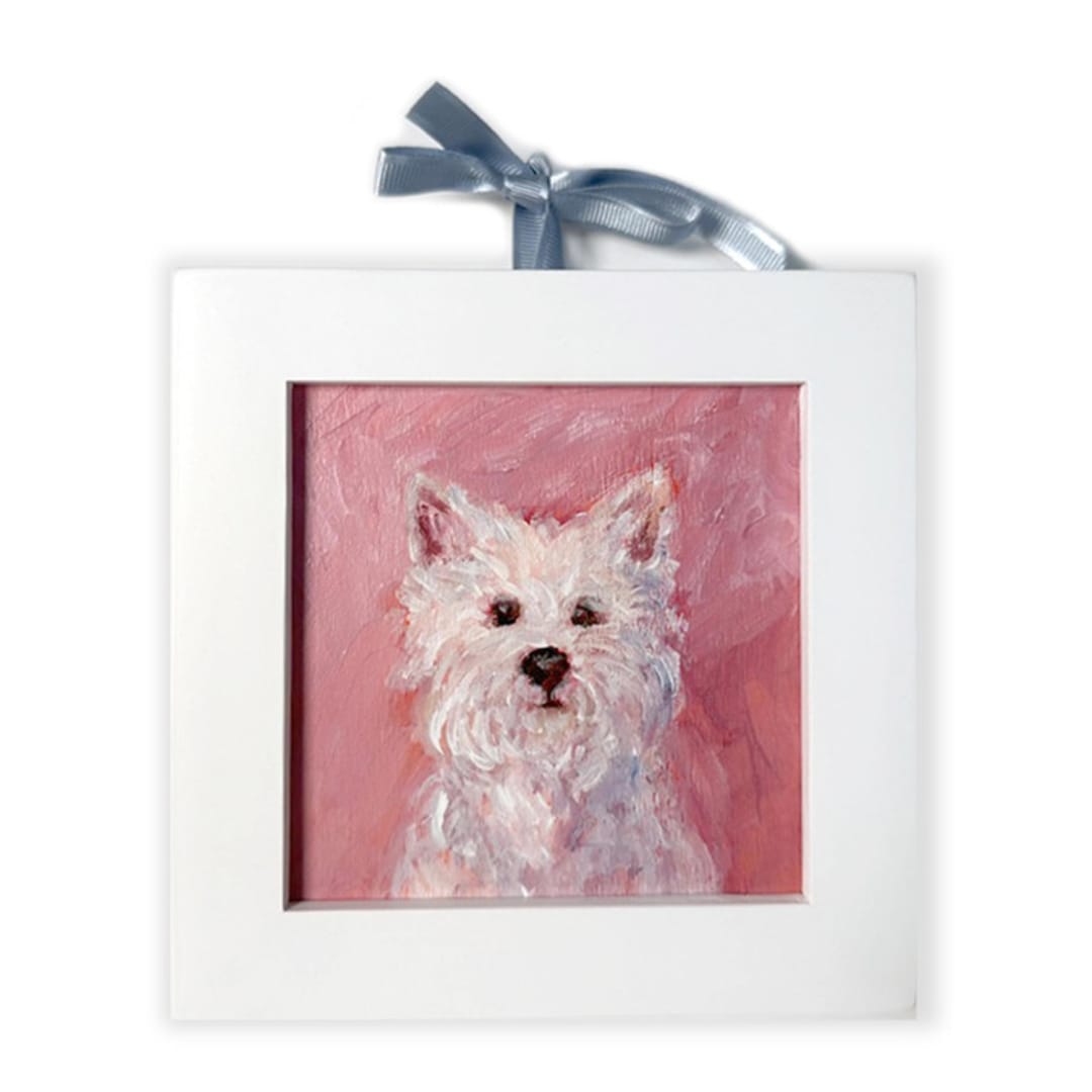 "Westie, Original Acrylic Painting" - Original Painting in multicolorassorted-colors by Carol C. Young