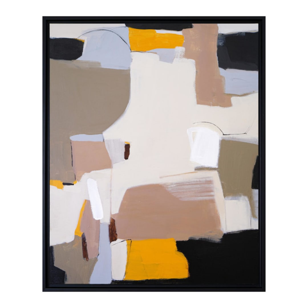 "The Way with Woods no.I" - Original Painting in beige by Shina Choi