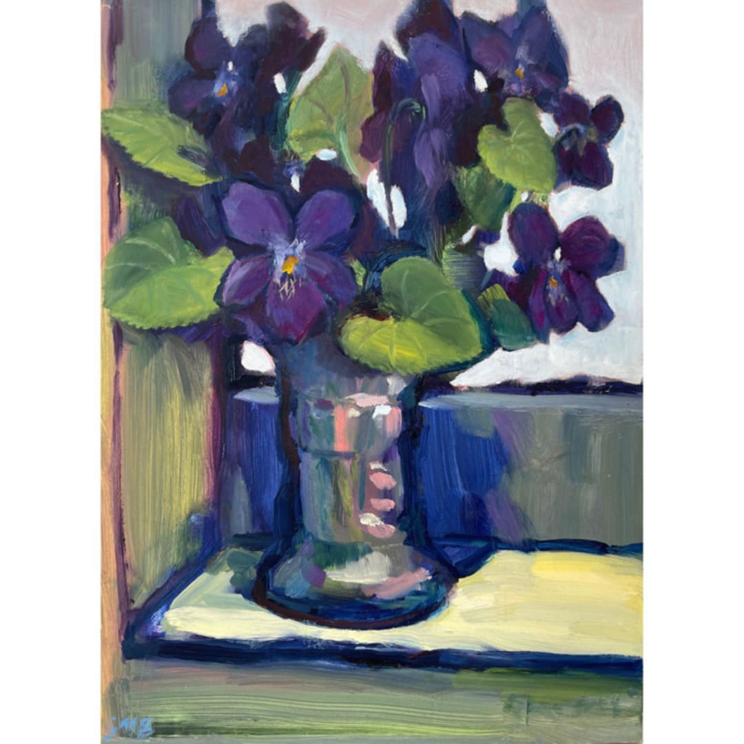 "Feminist Colours" - Original Painting in green by Sue MacLeod-Beere