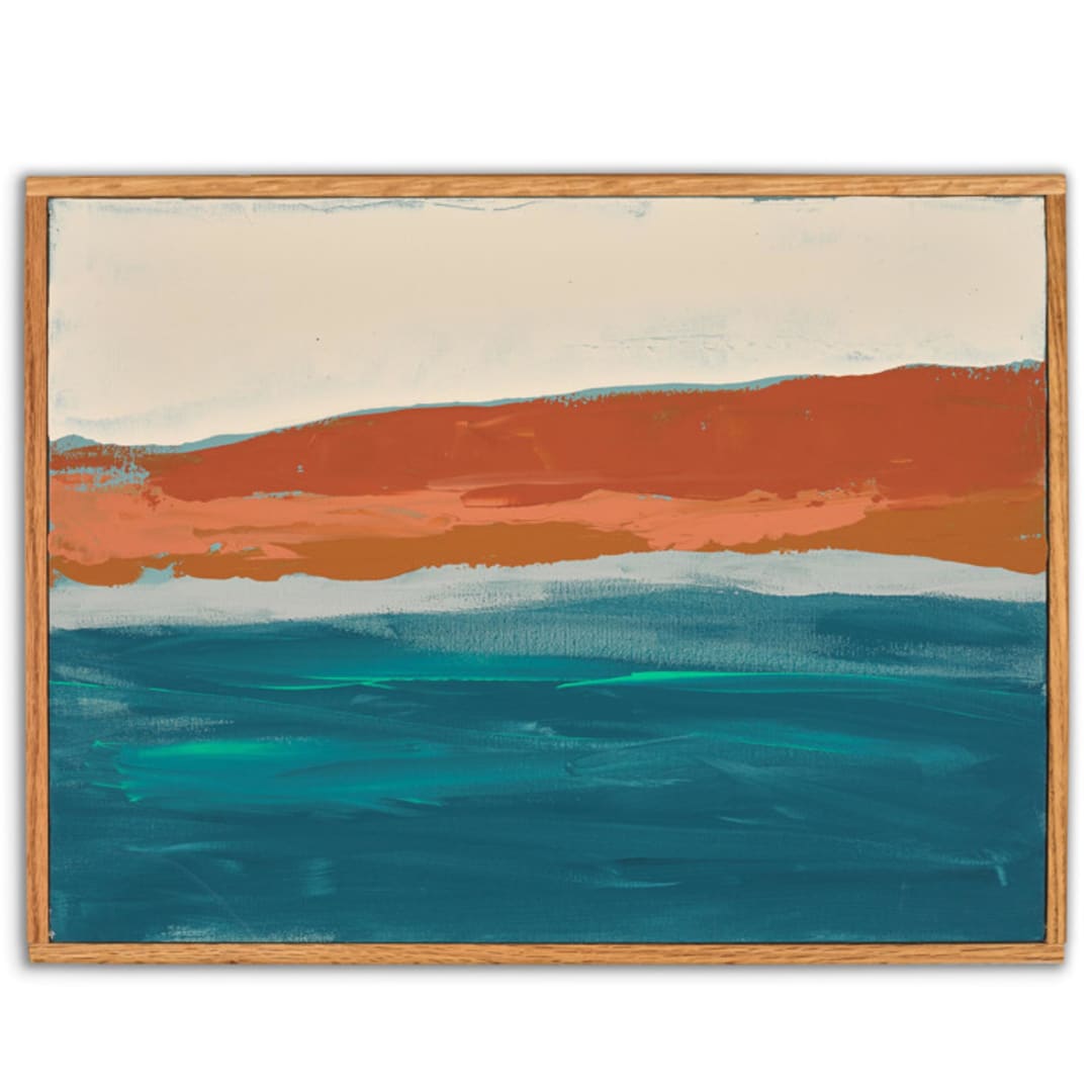 "Sparkling Seas" - Original Painting in multicolorassorted-colors by Caryn Owen