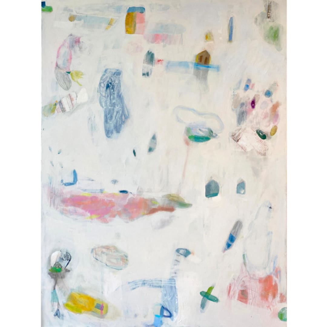 "i want you to notice when i'm not around" - Original Painting in multicolorassorted-colors by tina johnson