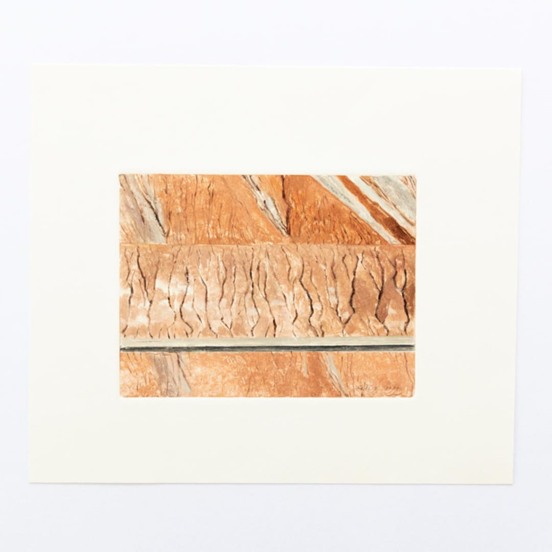 "New Mexico Landscape 2" - Original Painting in multicolorassorted-colors by Dana Williamowsky