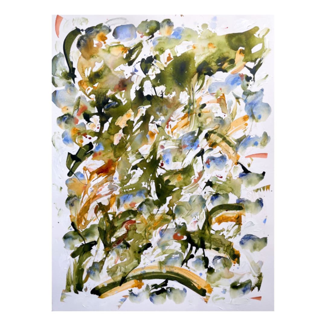 "Overgrown" - Original Painting in multicolorassorted-colors by Suzanna Toole