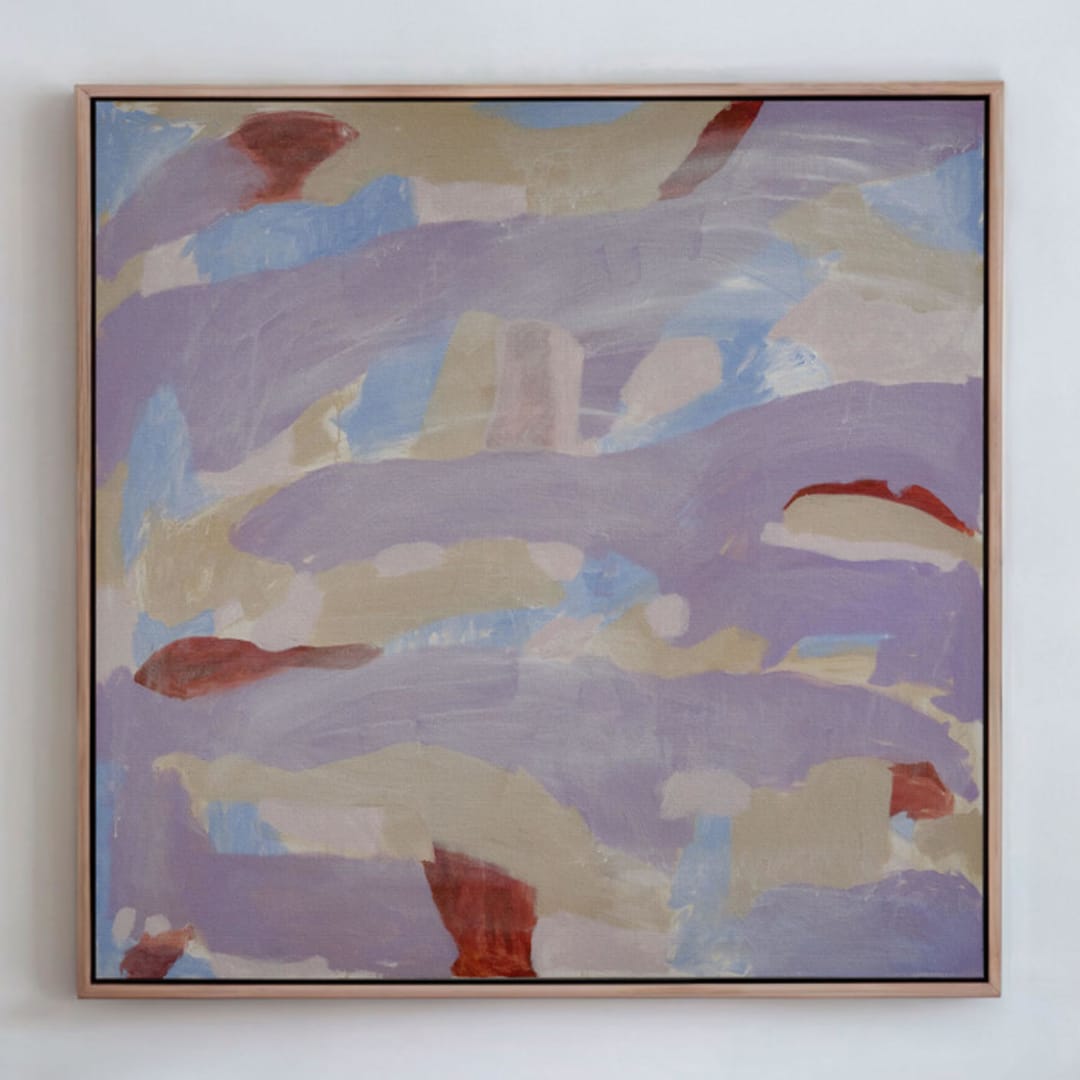 "Through the Wisteria" - Original Painting in multicolor by Amy Early