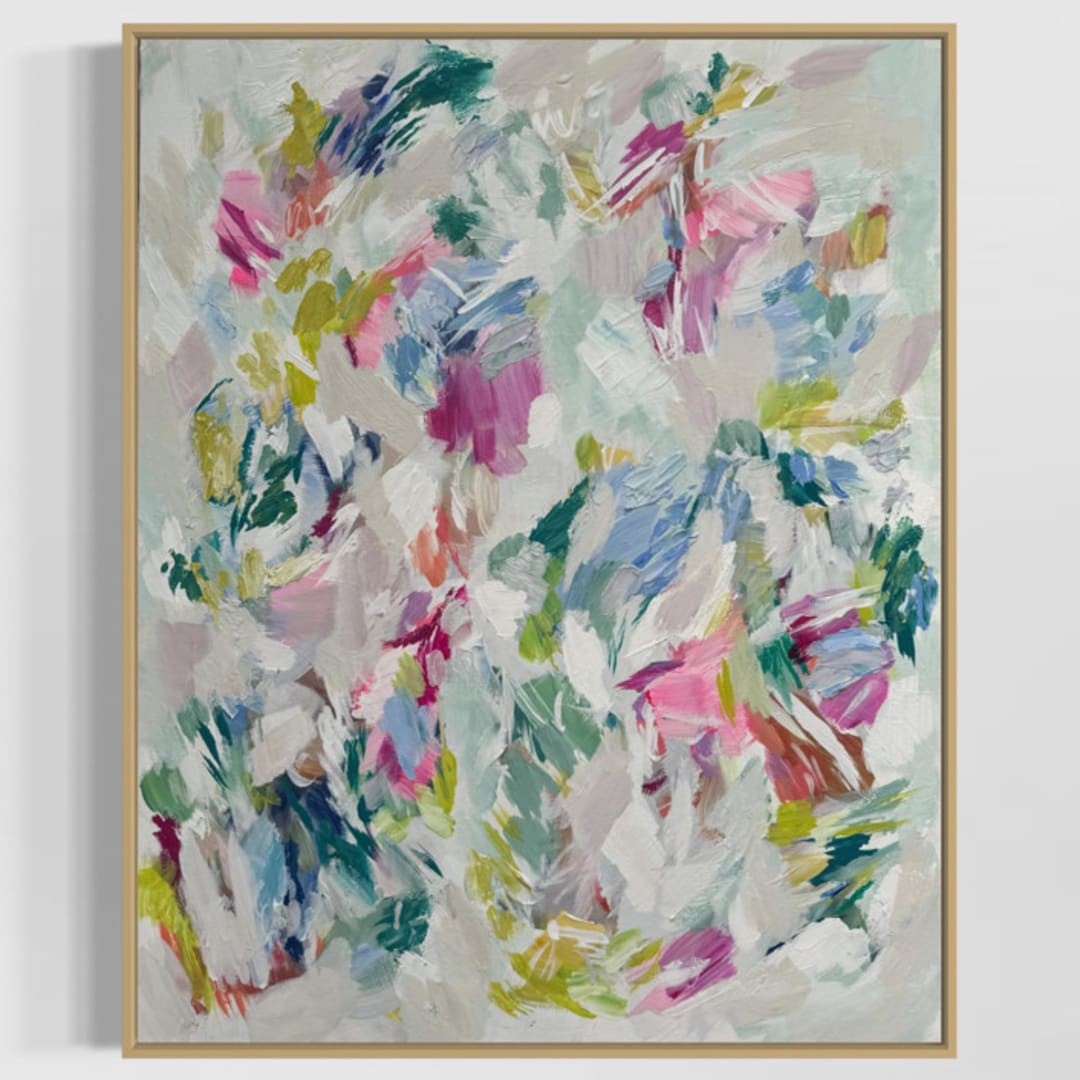 "Wild meadow" - Original Painting in multicolor by Sarah Mankin