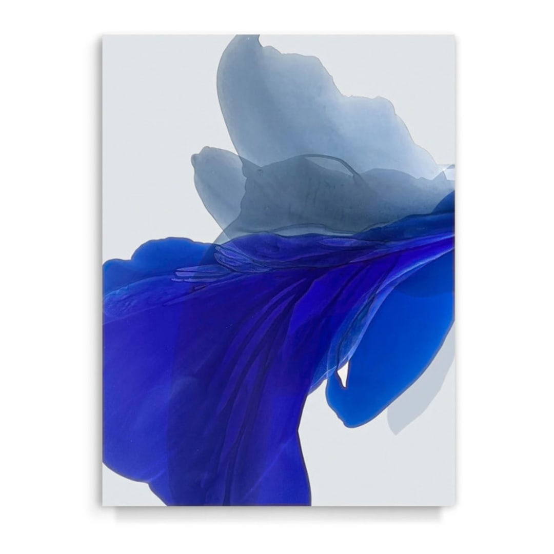 "Vera" - Original Painting in blue by Marta Spendowska