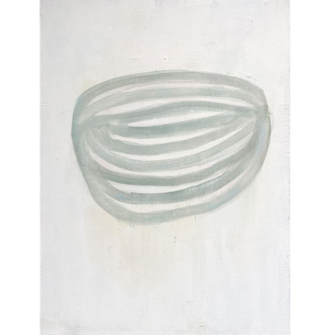 "oh the feeling" - Original Painting in gray by tina johnson