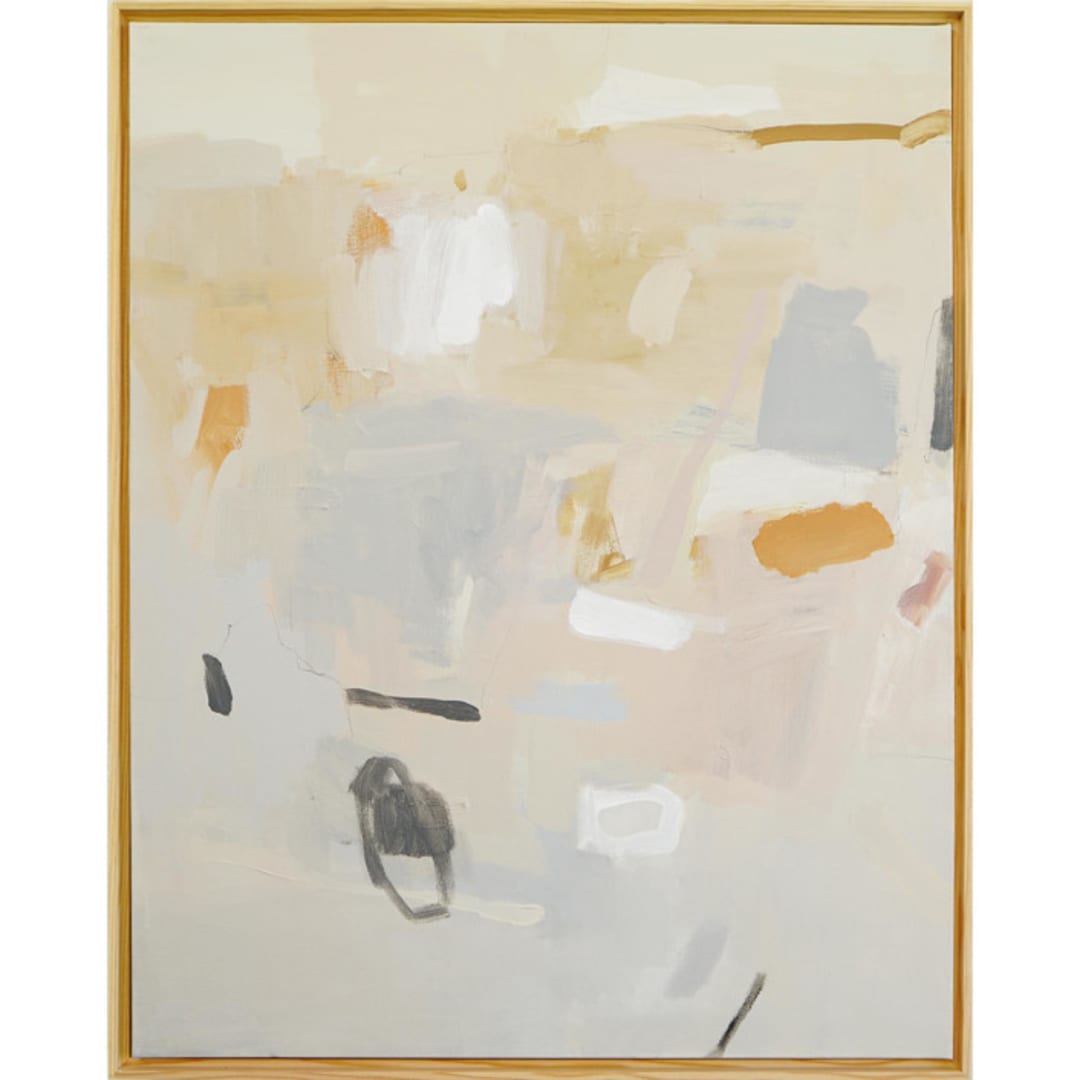 "Genoa" - Original Painting in beige by Shina Choi