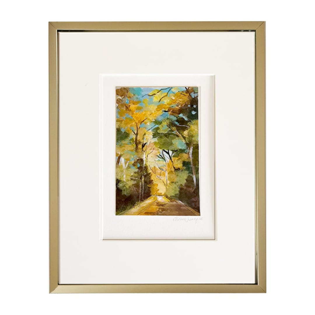 "Autumn In October" - Original Painting in multicolorassorted-colors by AlisonJerry