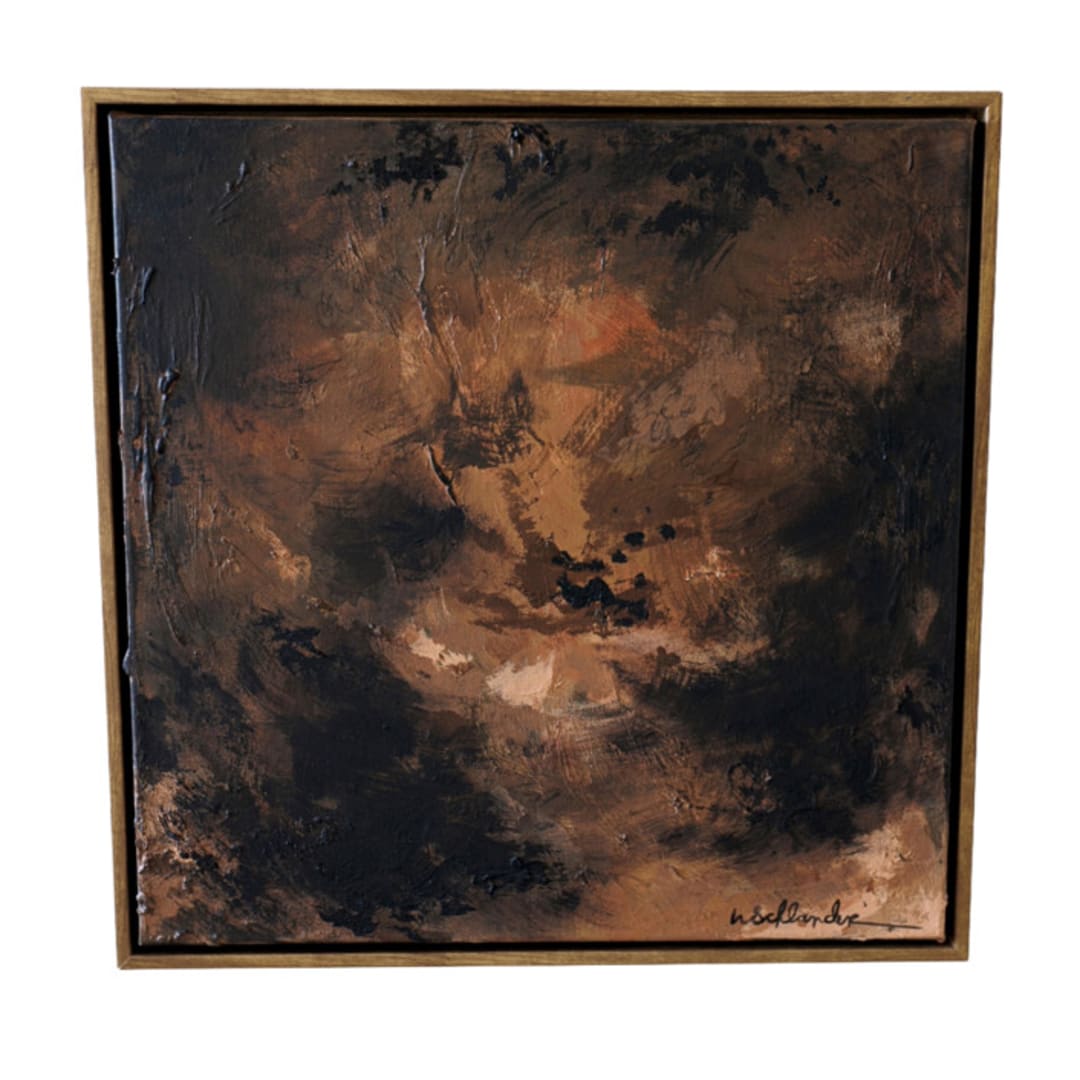 "transport" - Original Painting in black by whitney schlander