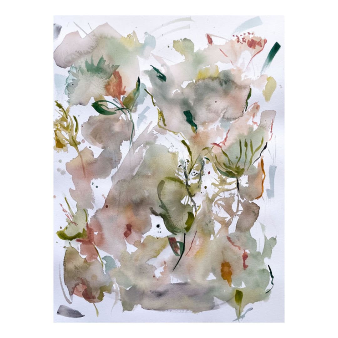 "garden path" - Original Painting in multicolorassorted-colors by Suzanna Toole