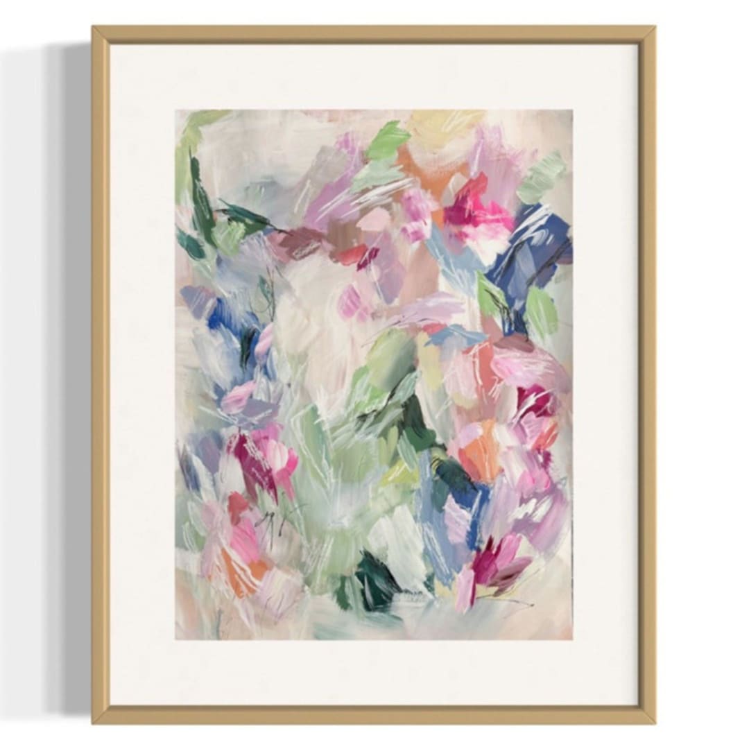 "Take Me to Your River II" - Original Painting in multicolorassorted-colors by Sarah Mankin
