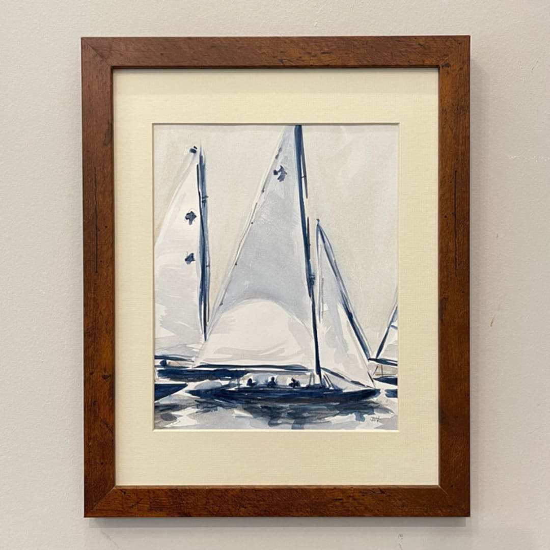 "You have Innate Goodness" - Original Painting in blue by Golden Lines and Silver Linings