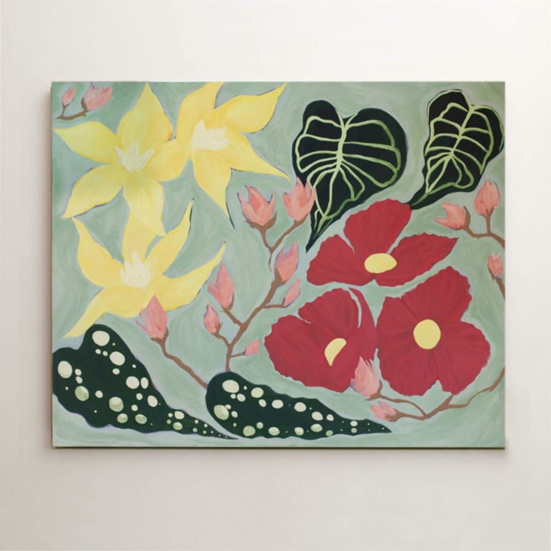 "Splendor No. 1" - Original Painting in multicolorassorted-colors by Lauren Perkins