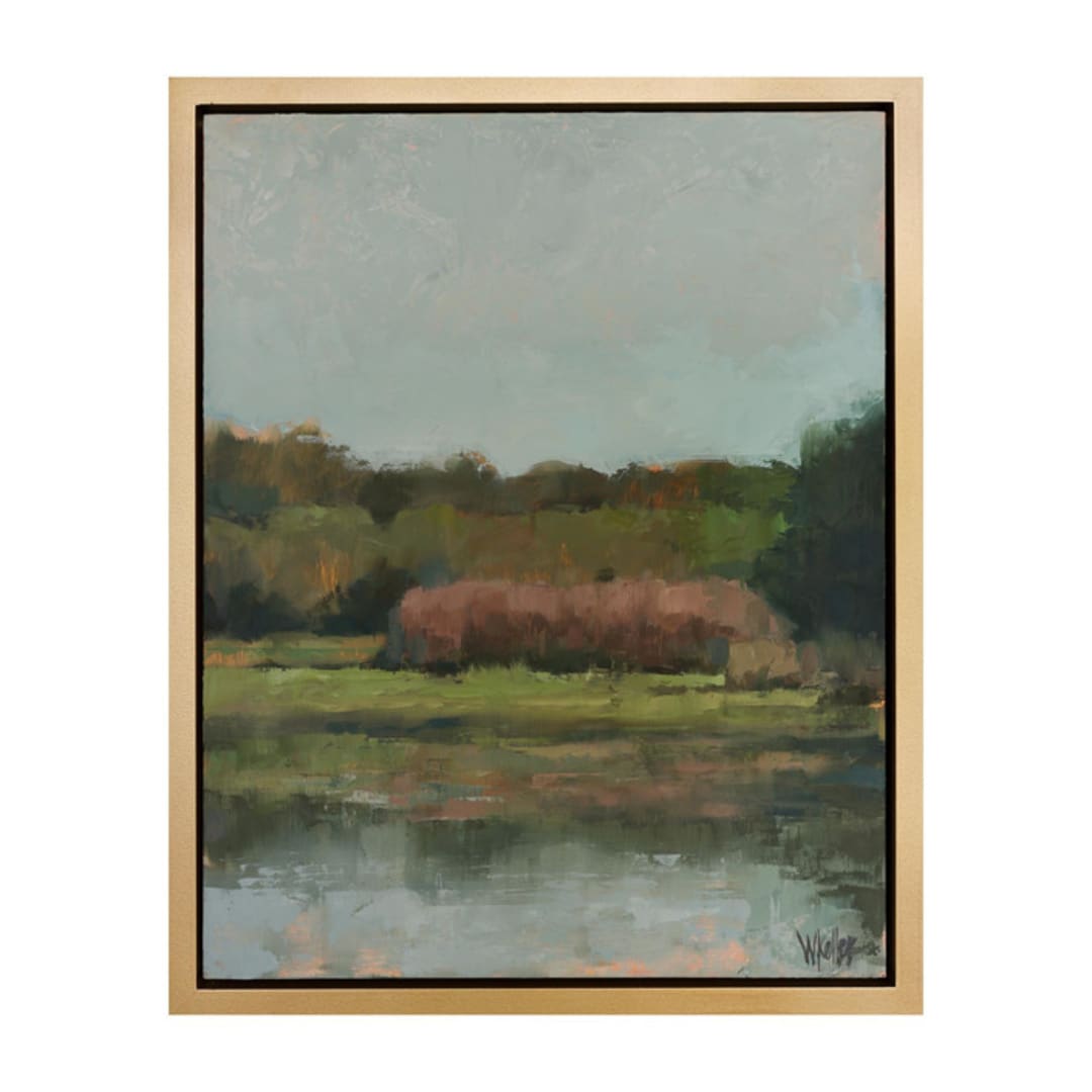 "Kyiv" - Original Painting in blue by Wendy Keller