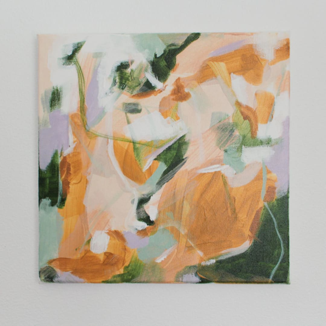 "Sierra" - Original Painting in green by Parima Studio