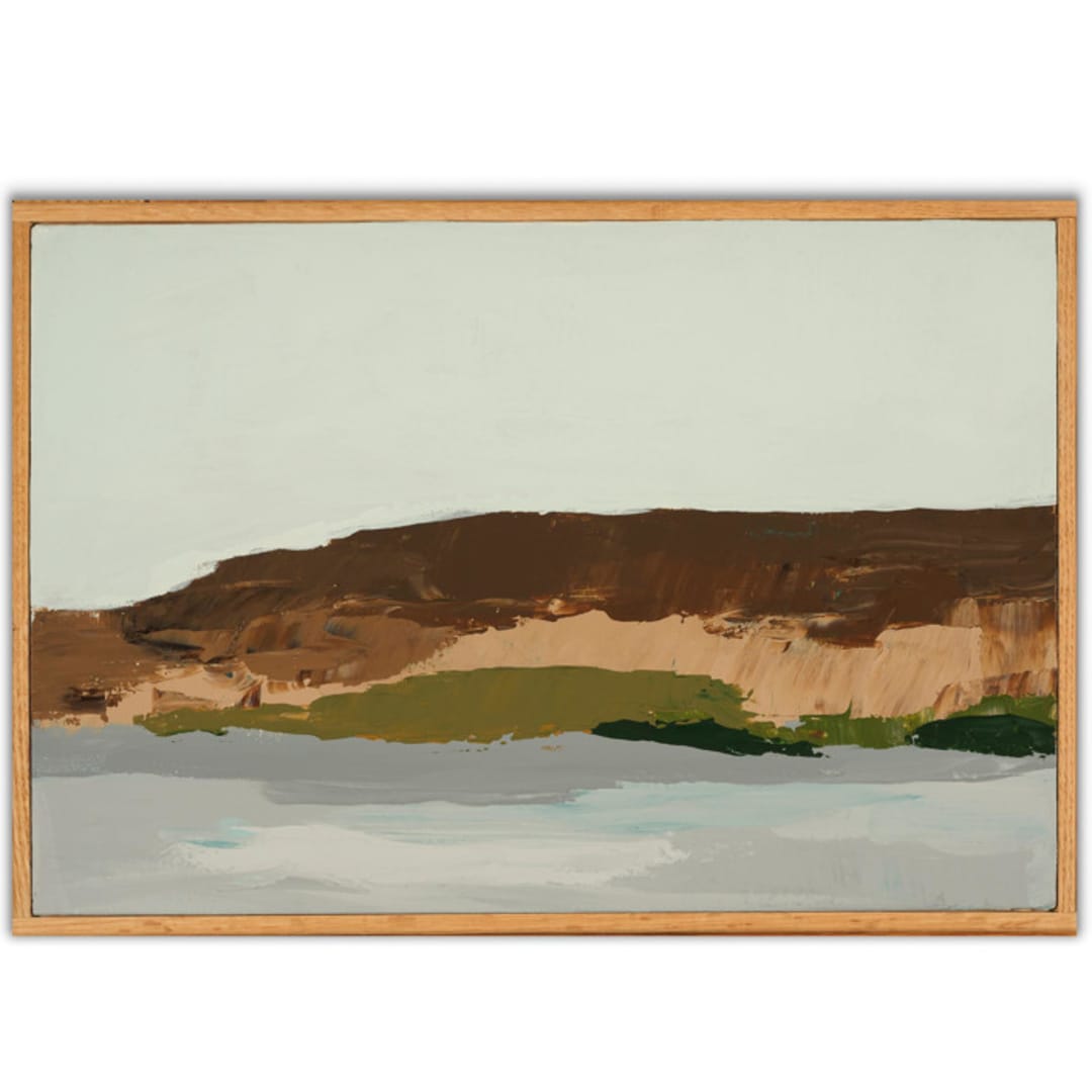 "Morning Seascape" - Original Painting in multicolorassorted-colors by Caryn Owen
