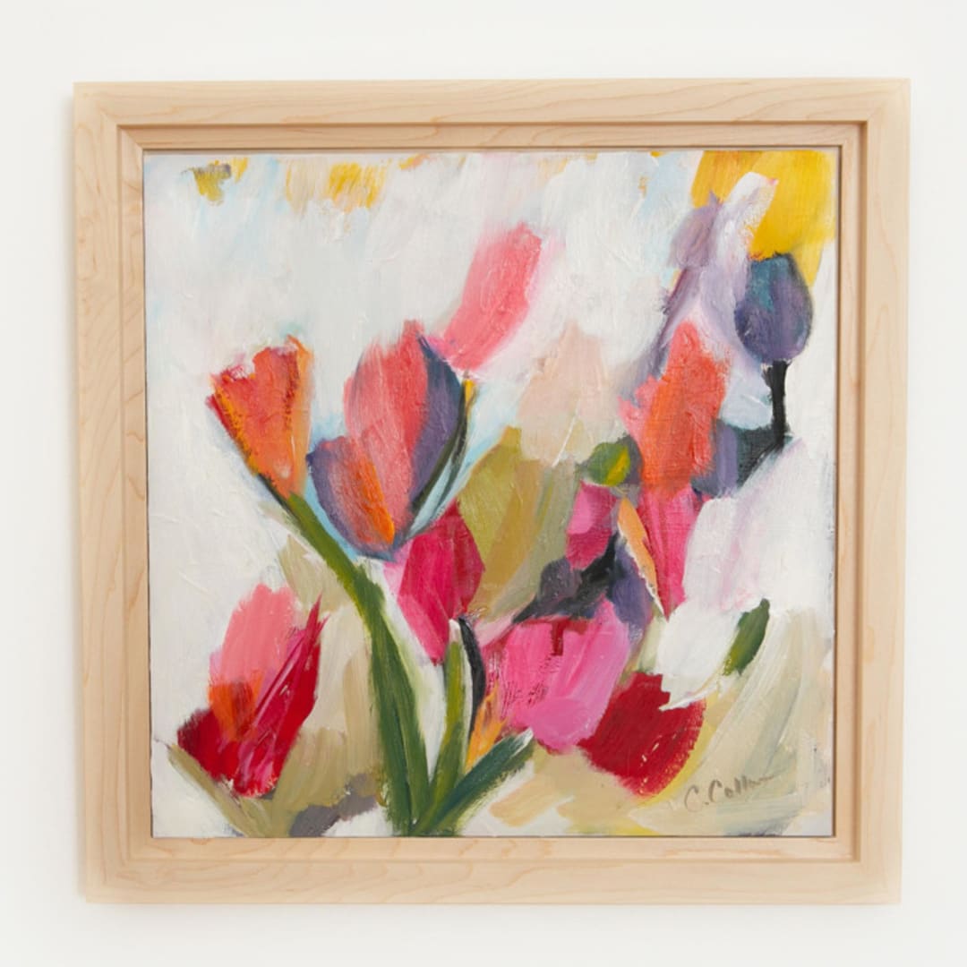 "Gwyneth" - Original Painting in multicolorassorted-colors by CONNIE COLLUM