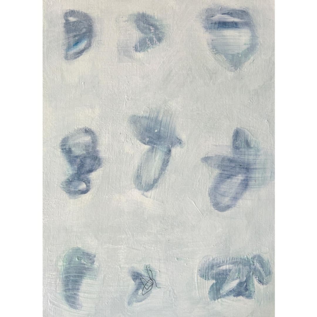 "i will ease your mind" - Original Painting in multicolor by tina johnson
