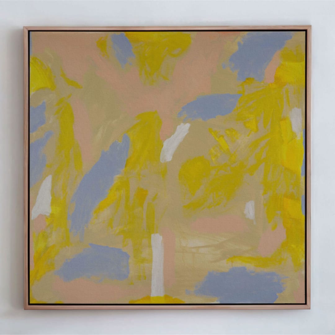 "Lemon Balm" - Original Painting in multicolor by Amy Early