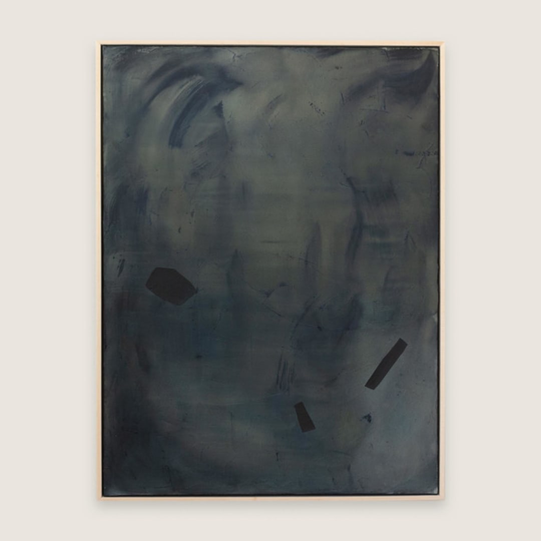 "Night Swim" - Original Painting in blue by Jennifer Daily