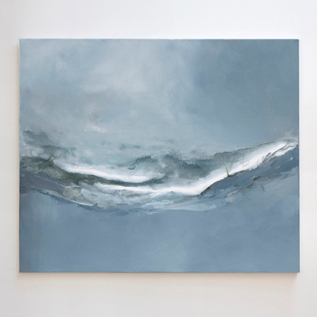 "Origins" - Original Painting in blue by Julia Contacessi