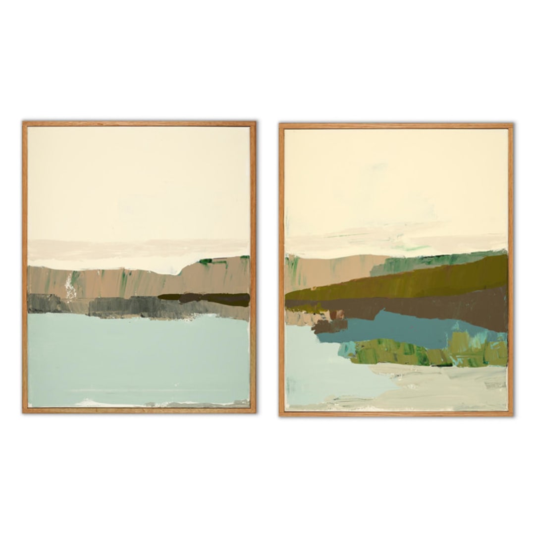 Drakes Bay Seascape Diptych - Art Pair