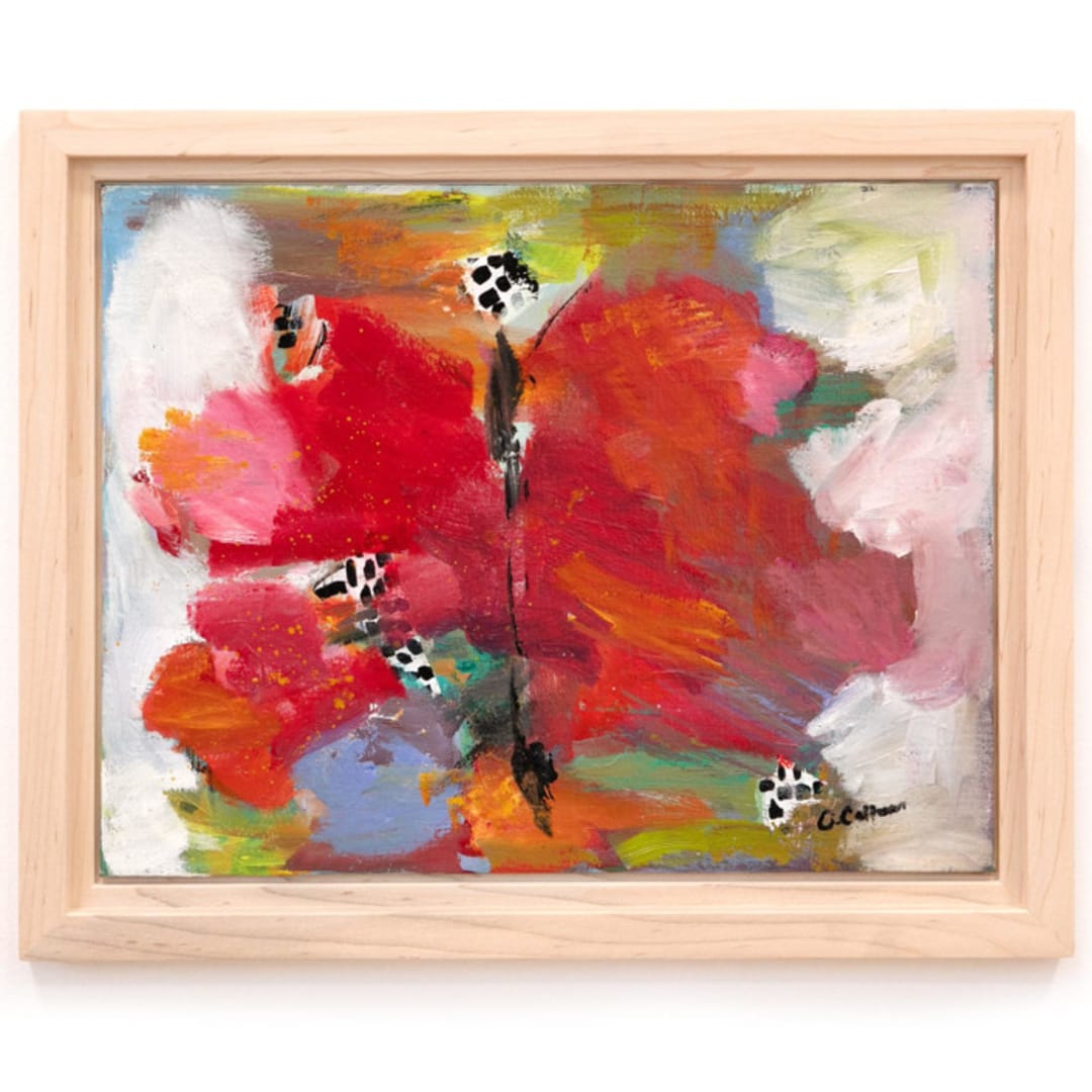 "Lyra" - Original Painting in multicolorassorted-colors by CONNIE COLLUM