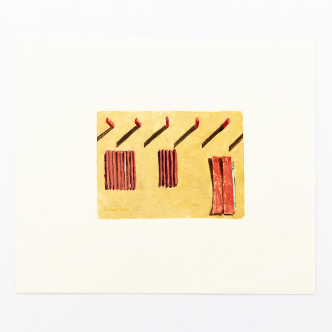 "New Mexico Architecture 3" - Original Painting in multicolorassorted-colors by Dana Williamowsky