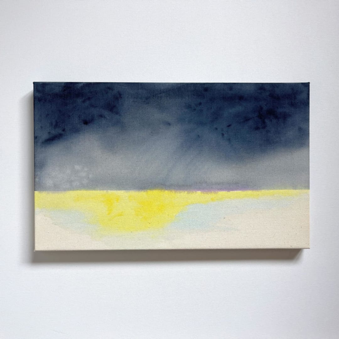 "'Deluge' original painting" - Original Painting in multicolor by Holly Whitcomb