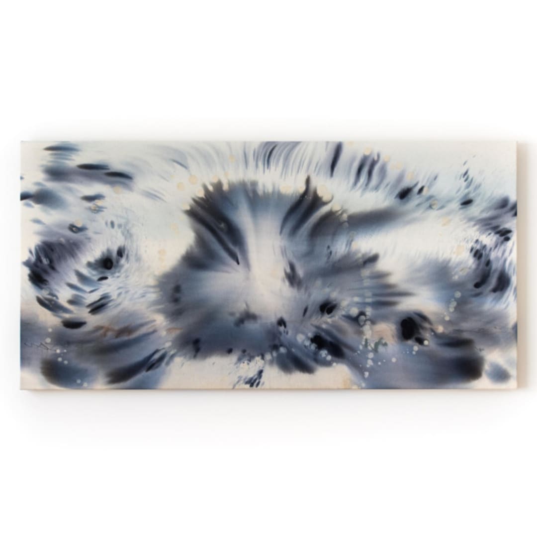 "Ebb & Flow" - Original Painting in blue by Christa Kimble
