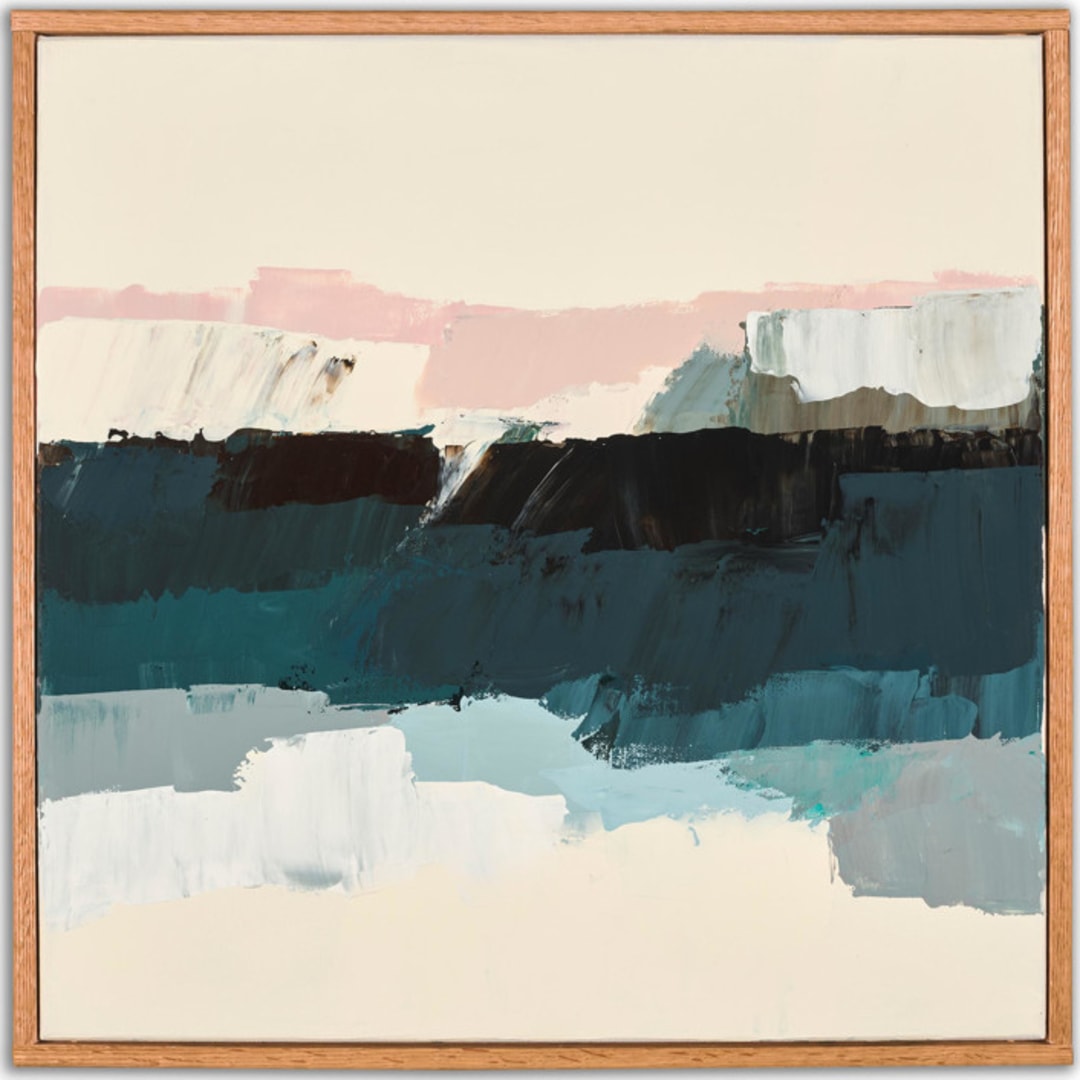 "February Seascape" - Original Painting in multicolor by Caryn Owen