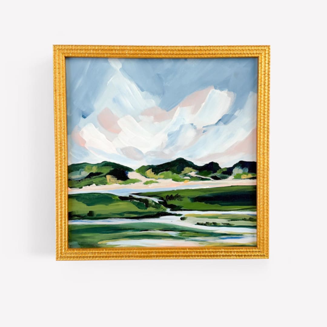 "Perfect Beach Day" - Original Painting in multicolor by Green Barn Studio