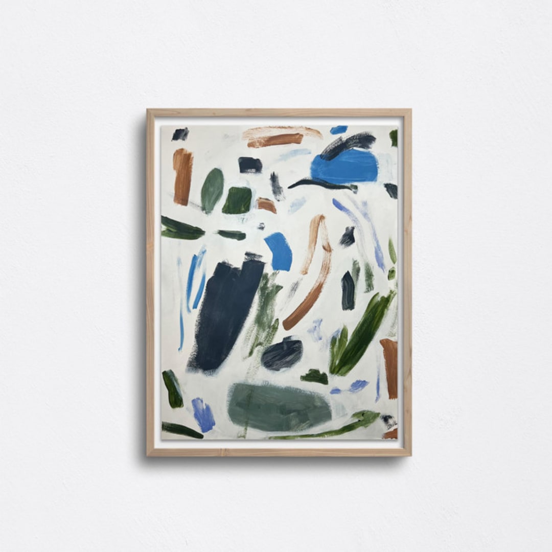 "City Garden" - Original Painting in multicolor by Kristine Sarley