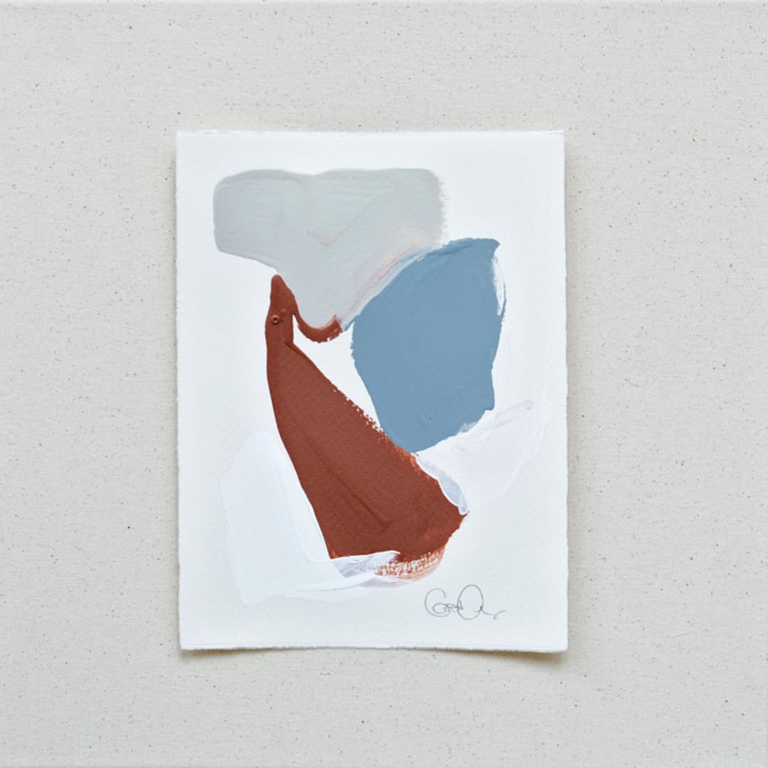 "Mini No.26" - Original Painting in multicolor by Cait Courneya