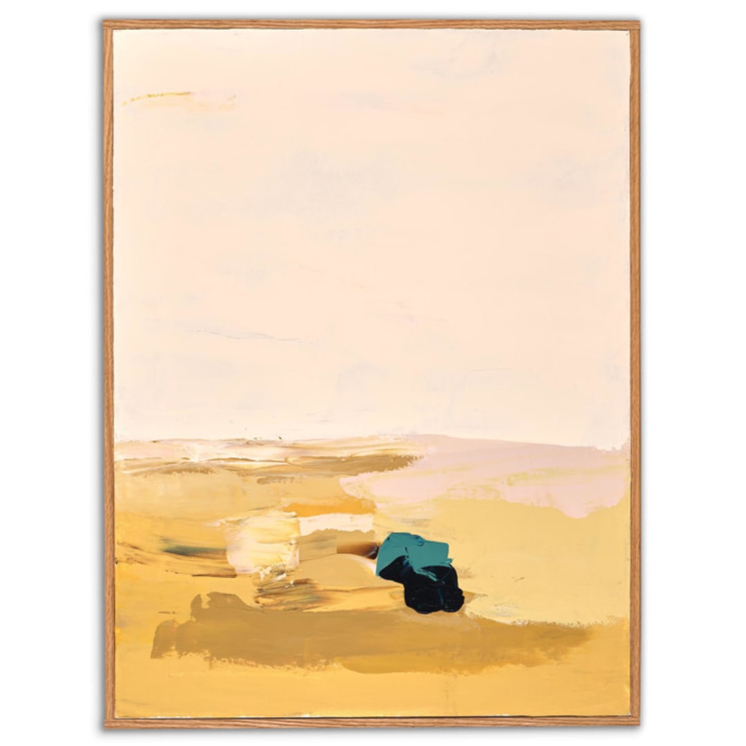 "Sunlight Seascape" - Original Painting in yellow by Caryn Owen