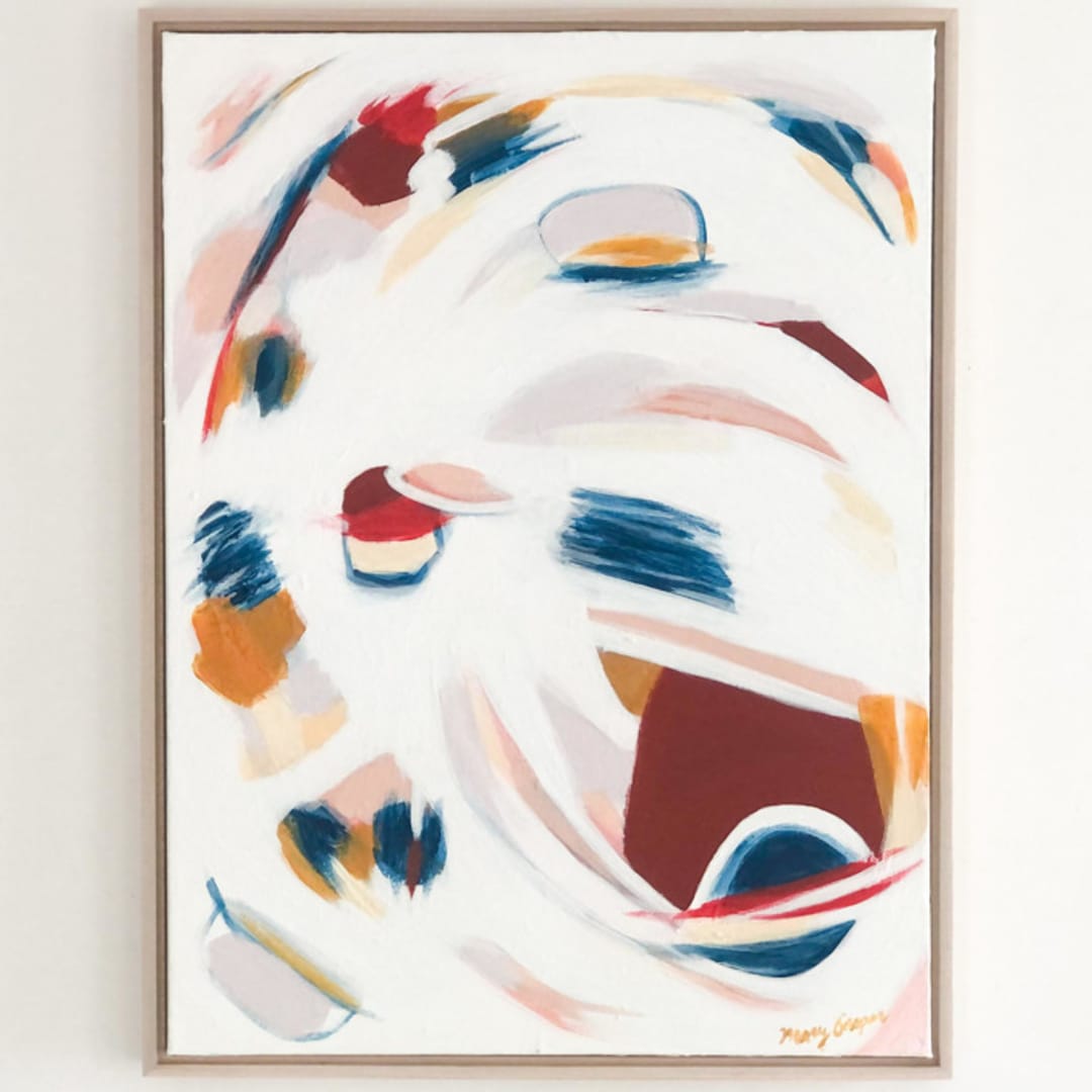"Gather" - Original Painting in multicolor by Mary Gaspar
