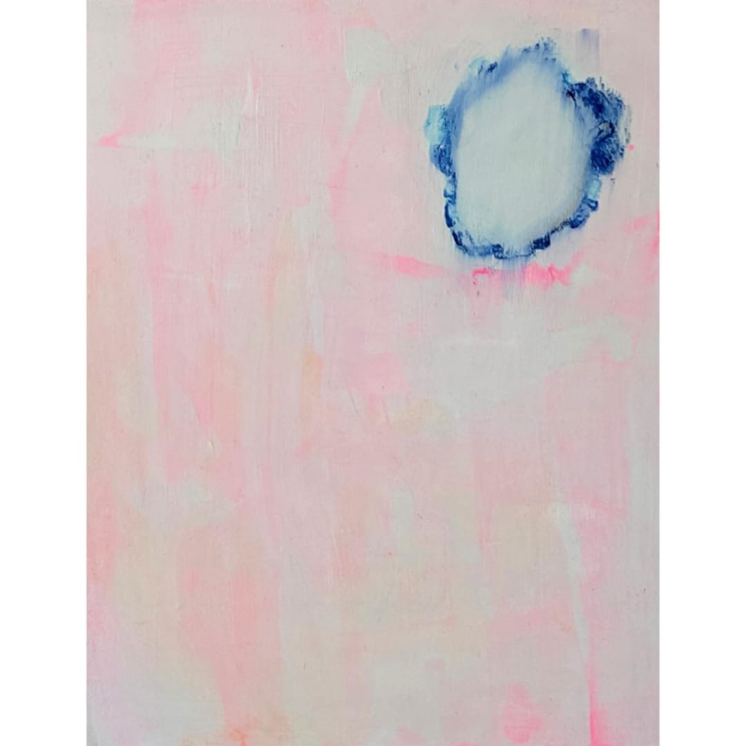 "i try to remind you" - Original Painting in pink by tina johnson