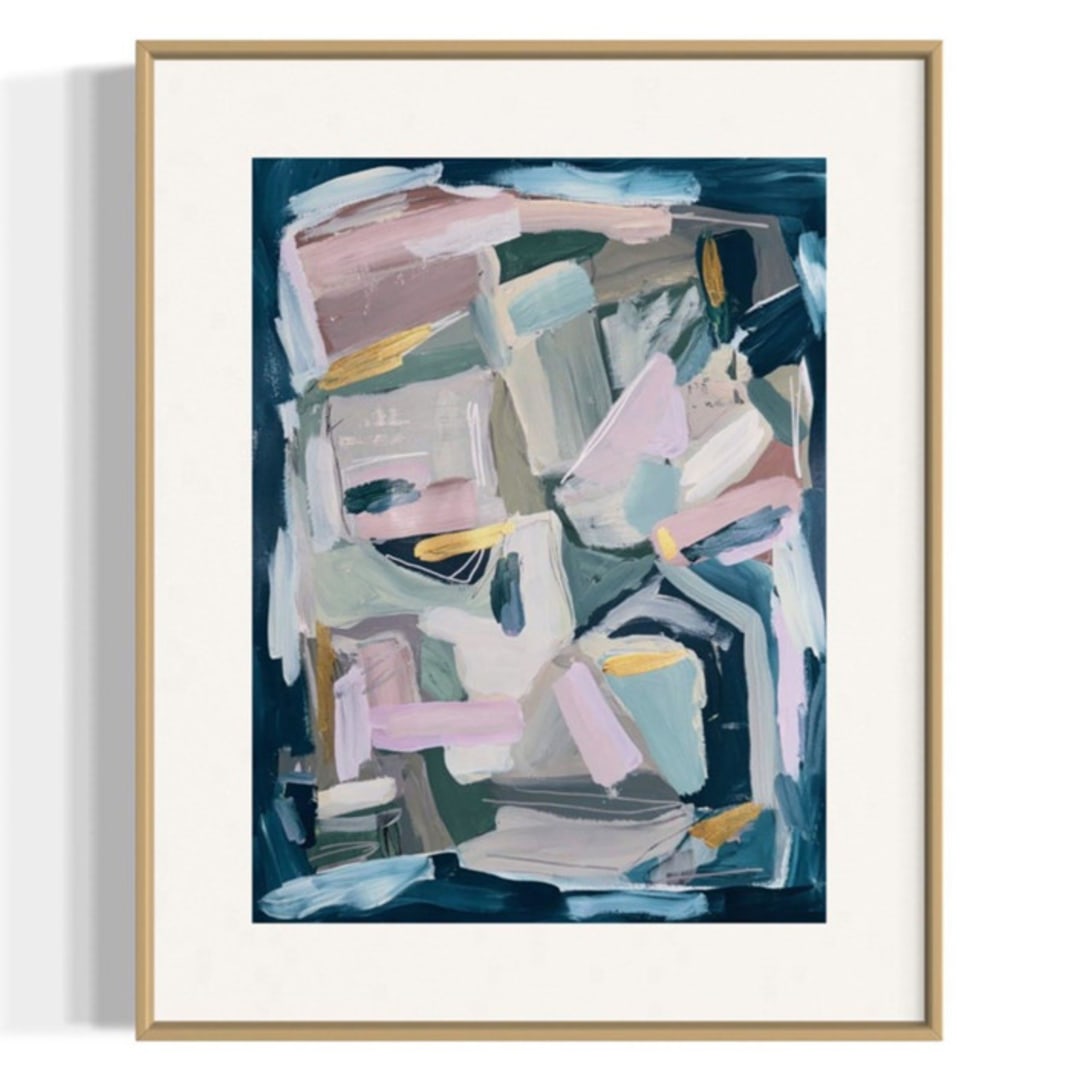 "Simplify My Life I" - Original Painting in multicolorassorted-colors by Sarah Mankin