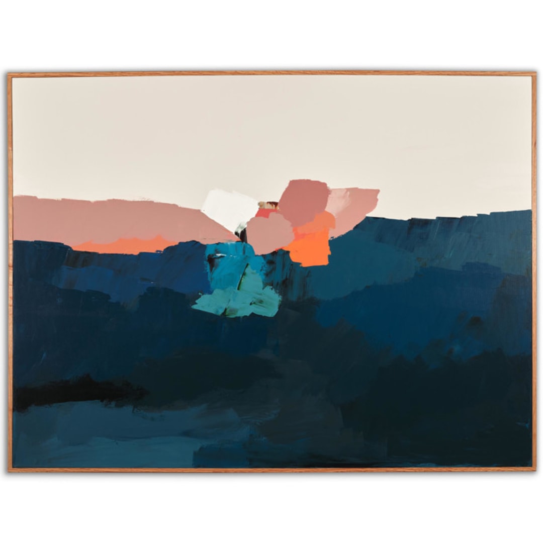 "Pacific Sunset" - Original Painting in multicolorassorted-colors by Caryn Owen