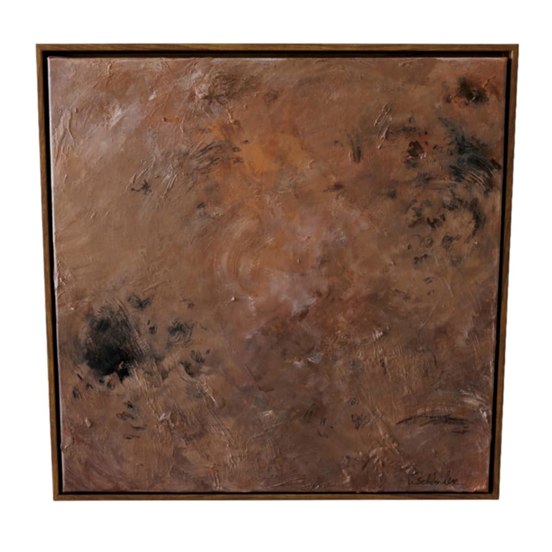 "limestone" - Original Painting in black by whitney schlander