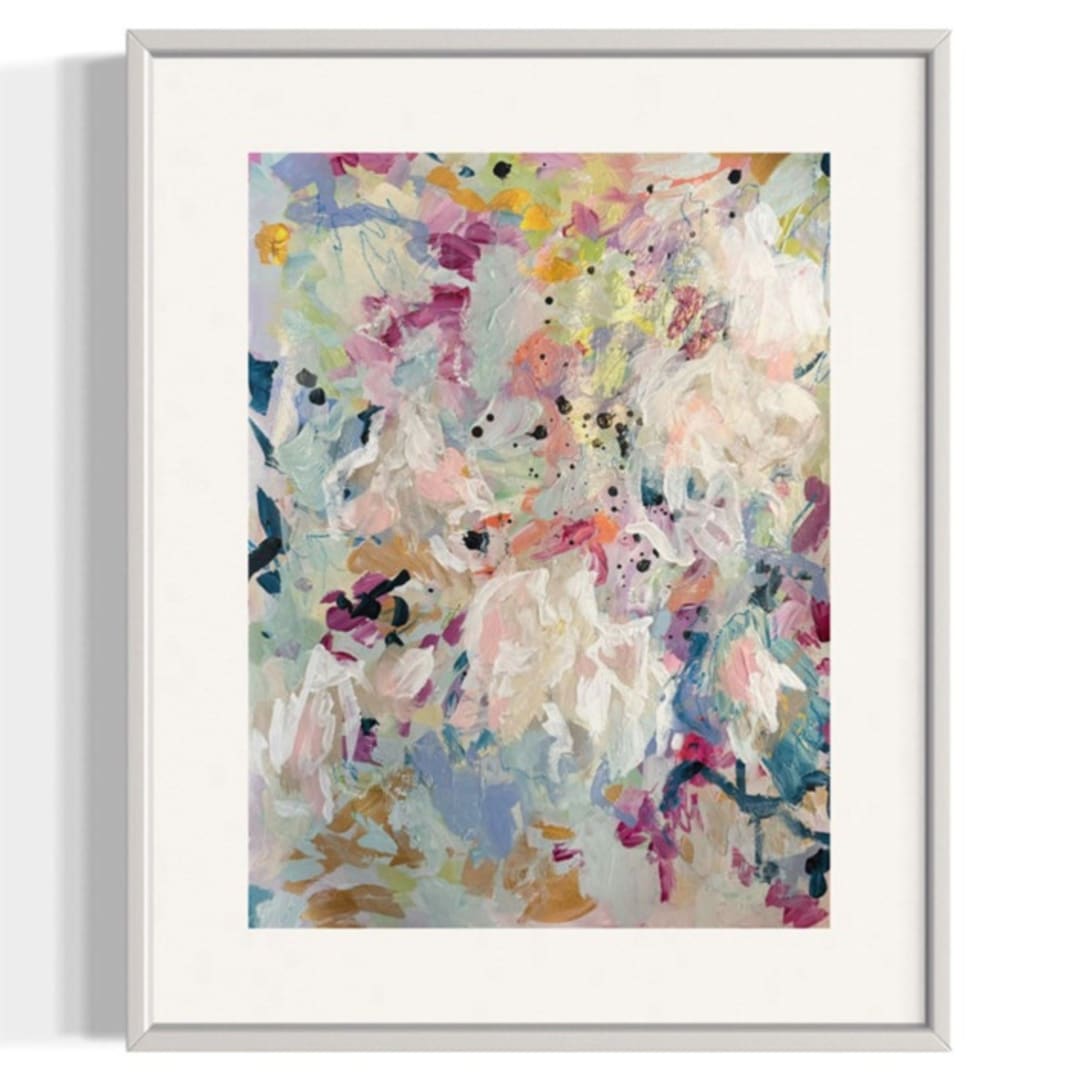 "Been Traveling These Wide Roads II" - Original Painting in multicolorassorted-colors by Sarah Mankin